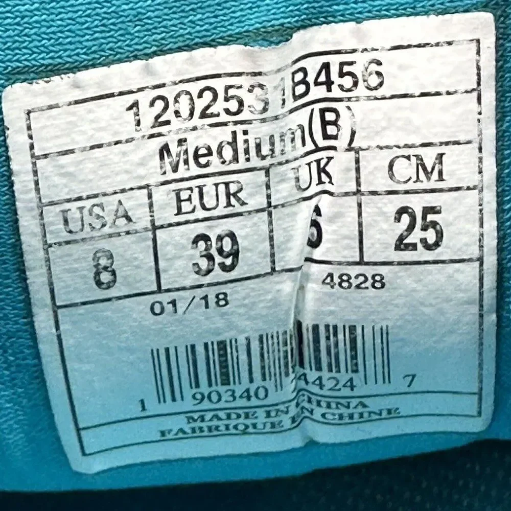 Brooks Addiction 13 Womens Size 8 (B) Shoes Blue Purple Athletic Walking Sneaker